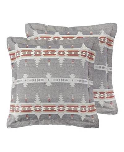 Levtex Corrales 2-pc. Sham Set, European In Gray