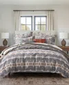 Levtex Corrales Reversible 3-pc. Comforter Set, Full/queen In Grey