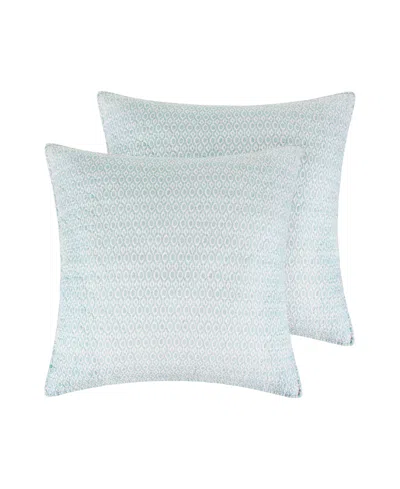 Levtex Cressida Small Ikat Medallion 2-pc. Sham Set, European In Teal