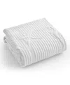 Levtex Cross Stitch Reversible Quilted Throw, 50" X 60"