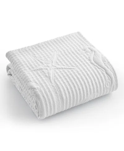 Levtex Cross Stitch Reversible Quilted Throw, 50" X 60"