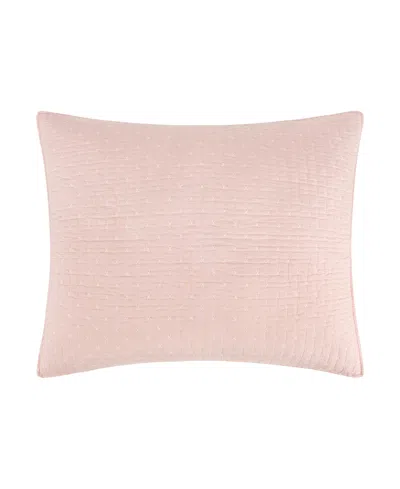Levtex Cross Stitch Sham, Standard In Pink