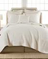 Levtex Cross Stitch Stitching 2-pc. Quilt Set, Twin/twin Xl In Cream