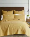 Levtex Cross Stitch Stitching 2-pc. Quilt Set, Twin/twin Xl In Ochre