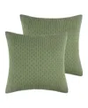 Levtex Cross Stitch Stitching 2-pc. Sham Set, European