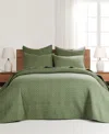 Levtex Cross Stitch Stitching 2-pc. Bedspread Set, Twin/twin Xl In Green