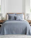 Levtex Cross Stitch Stitching 3-pc. Bedspread Sets, King/california King In Blue