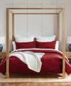 Levtex Cross Stitch Stitching 3-pc. Quilt Set, Full/queen In Red Velvet