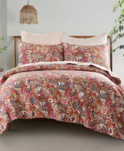 Levtex Elizabeta Reversible Quilt Sets In Coral