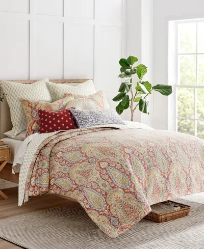 Levtex Emel Reversible 3-pc. Quilt Set, King/california King In Red