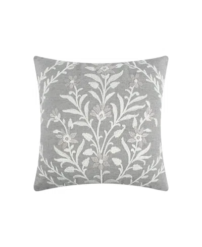 Levtex English Forest Embroidered Decorative Pillow, 18" X 18"