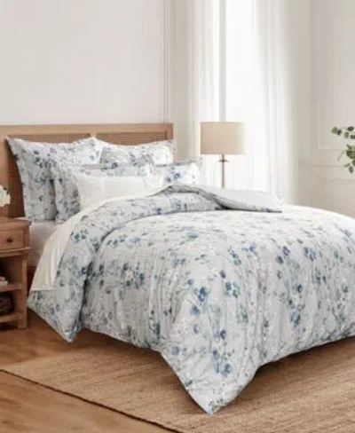 Levtex Florina Reversible 3 Pc. Duvet Cover Sets In Blue
