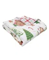 Levtex Gingerbread Village Reversible Quilted Throw, 50" X 60" In Multi