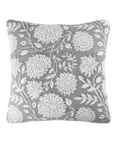 Levtex Home Adare Quilted Decorative Pillow, 18" X 18" In Gray