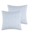 Levtex Nadita 2-pc. Sham Set, European In Blue