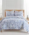 Levtex Clara Reversible 3-pc. Quilt Set, King/california King In Blue