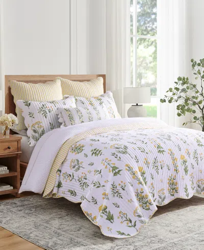 Levtex Home Daffodil Reversible 3-pc. Quilt Set, Full/queen In Yellow