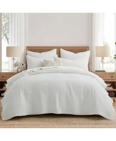 Levtex Eyelet Embroidered 3-pc. Quilt Set, King/california King In Cream