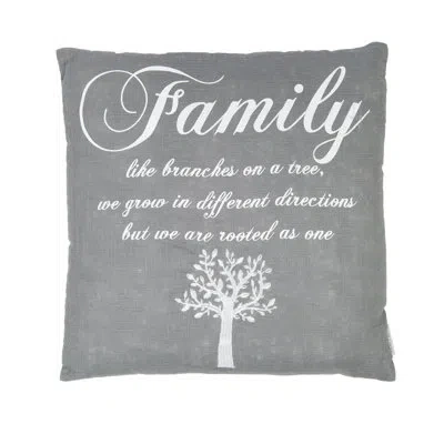 Levtex Home Family Tree Linen Pillow In Black