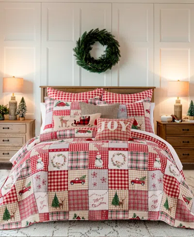 Levtex Home For Christmas Reversible 3-pc. Bedspread Set, Full In Red