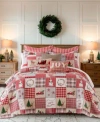 Levtex Home For Christmas Reversible Bedspread Sets In Red