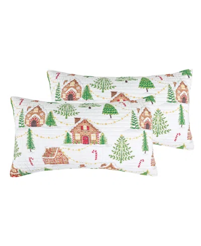 Levtex Home Gingerbread Village 2-pc. Sham Set, King In Multi