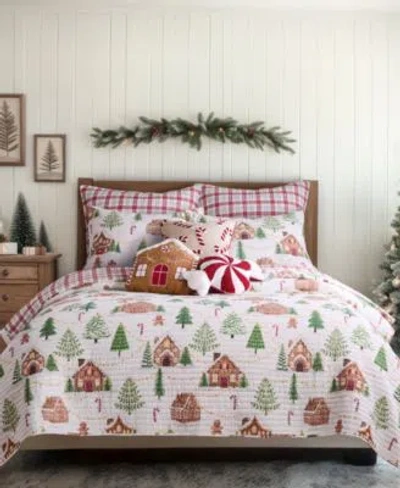 Levtex Home Gingerbread Village Reversible Quilts In Sand
