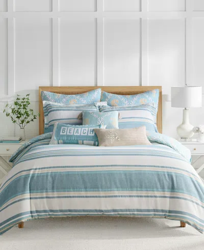Levtex Home Kailua Reversible 3-pc. Duvet Cover Set, Queen In Blue