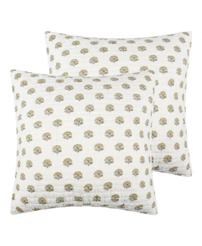 Levtex Kamira 2-pc. Sham Set, European In Yellow