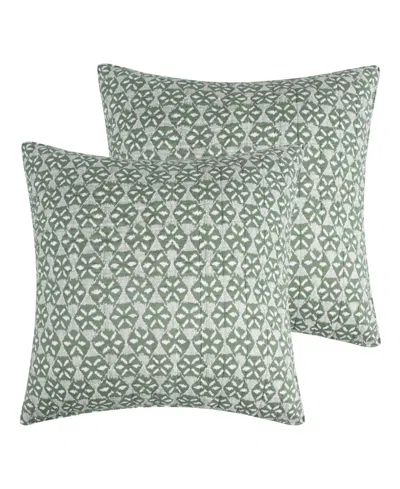 Levtex Kemala 2-pc. Sham Set, European In Green