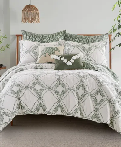 Levtex Kemala Reversible 2-pc. Quilt Set, Twin/twin Xl In Green