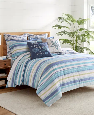 Levtex Home Laida Beach Reversible 3-pc. Comforter Set, Full/queen In Blue