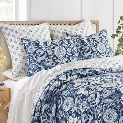 Levtex Home Laure Indigo Full/queen Quilt Set In Blue
