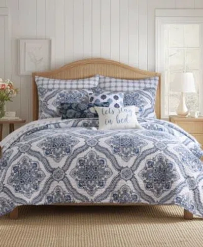Levtex Home Lentana Reversible 3 Pc. Quilt Sets In Blue