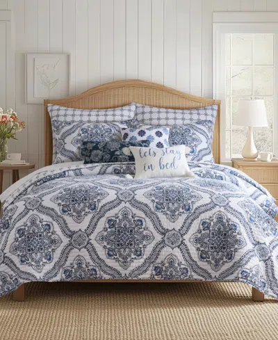 Levtex Home Lentana Reversible 3-pc. Quilt Set, Full/queen In Blue