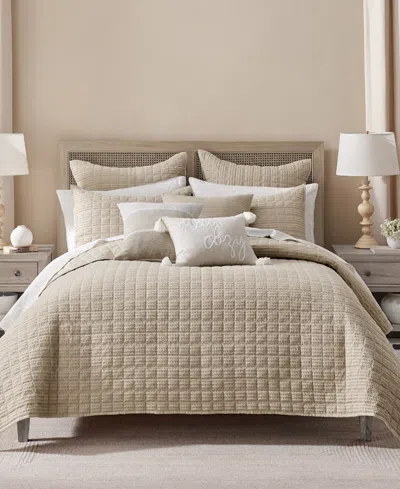 Levtex Home Levtex Cloud Waffle Textured 3-pc. Quilt Set, King/california King In Sand