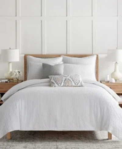 Levtex Home Levtex Cross Stitch 3 Pc. Duvet Cover Sets In White