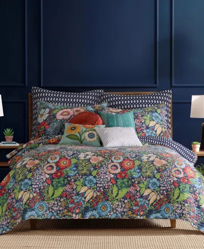 Levtex Home Levtex Garden Reversible 2-pc. Quilt Set, Twin/twin Xl In Navy