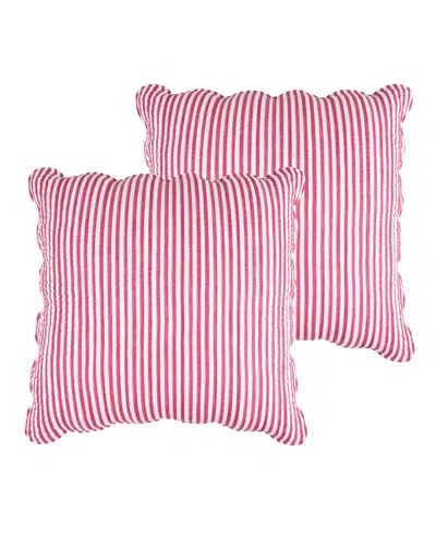 Levtex Home Levtex Martha Stripe 2-pc. Sham Set, European In Pink