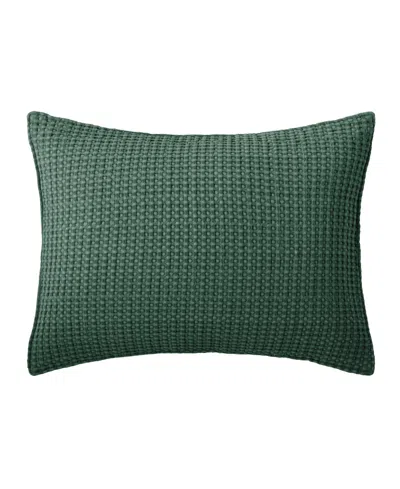 Levtex Home Levtex Mills Waffle Sham, Standard In Green
