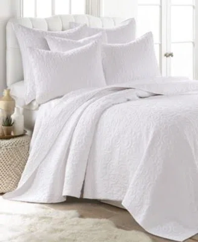 Levtex Home Levtex Sherbourne Quilted Stitch Quilts In Cream