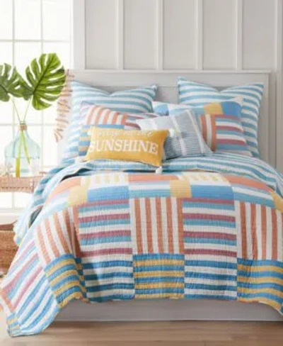 Levtex Home Levtex Sol Stripe Reversible Quilt Sets In Blue