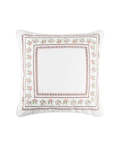 Levtex Home Maileen Embroidered Decorative Pillow, 18" X 18" In Multi