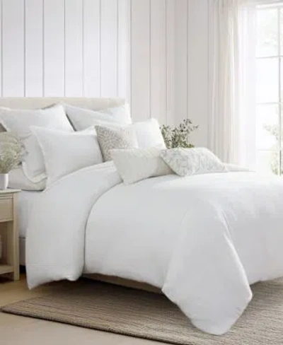 Levtex Home Matelasse Textured Cotton Tencel 3 Pc. Comforter Sets In White