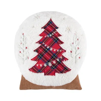Levtex Home Merry Mountains Snow Globe Pillow In White