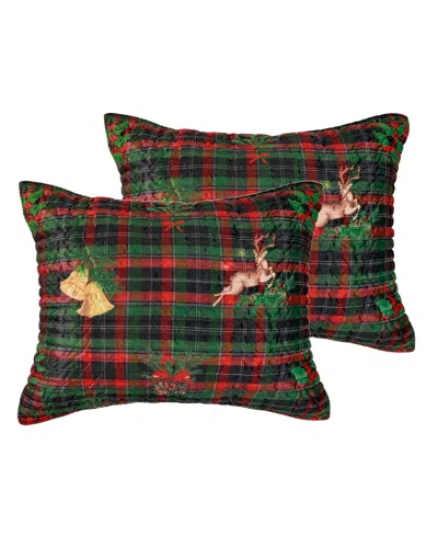 Levtex Home Merry Tartan 2-pc. Sham Set, Standard In Multi