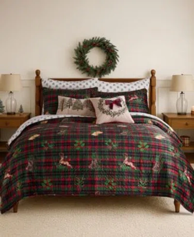 Levtex Home Merry Tartan Reversible Quilts In Multi