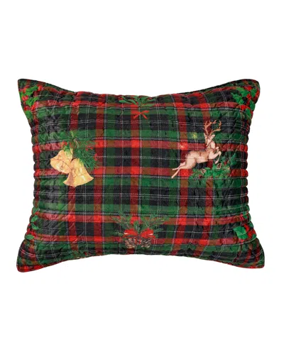 Levtex Home Merry Tartan Sham, Standard In Green