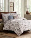 Levtex Home Mockingbird Reversible 2-pc. Comforter Set, Twin/twin Xl In Gray