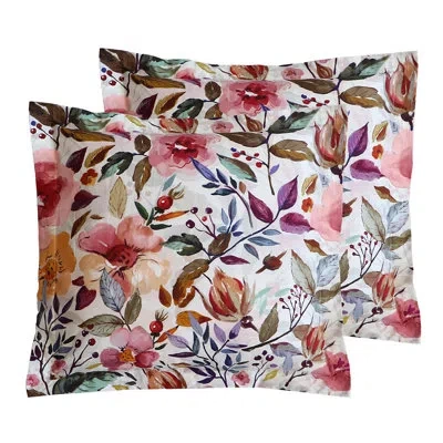 Levtex Home Mona Euro Sham Set Of 2 In Pink